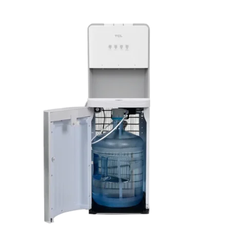 TCL Tri-Temp Bottom Loading Water Dispenser| 3 Faucets, Child Safety Lock, White, Best for Homes and Offices [TY-LWYR107T]