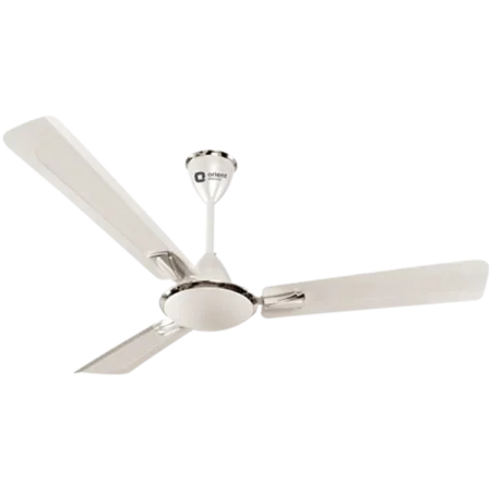 Orient 56" Gratia Decorative Ceiling Fan w/ Advanced PSPO Technology| High Grade Copper with Permeable Insulation, Double Ball Bearing, Pearl Metallic White