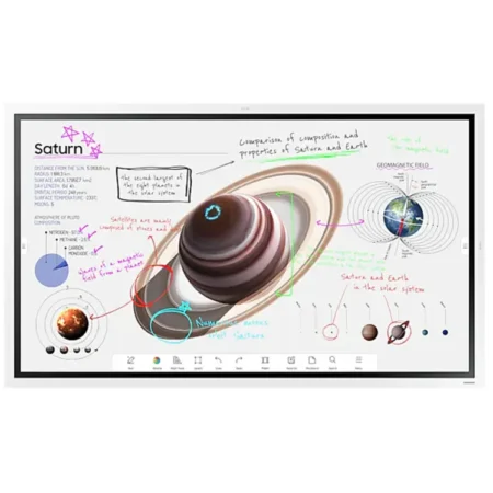Samsung 65″ Pro WM65B Interactive Display| 3840×2160 Resolution, Fast & multi-touch, Intuitive Writing & Drawing, Versatile Connectivity [LH65WMBWBGCXUE]