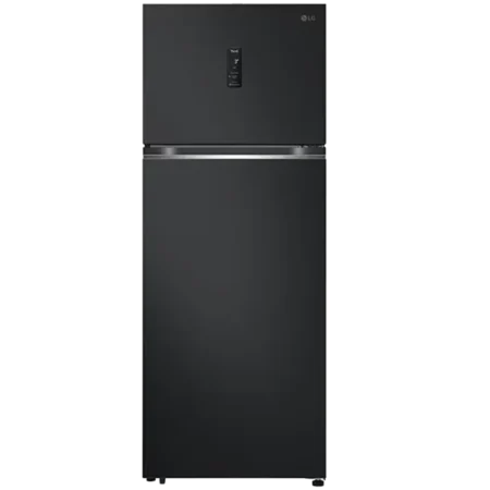 LG 473L Top Freezer Refrigerator w/ Auto ice maker| Essence Matt Black, LINEAR Cooling™, Smart Inverter Compressor, DoorCooling+™ [GN-F452PFAQ]
