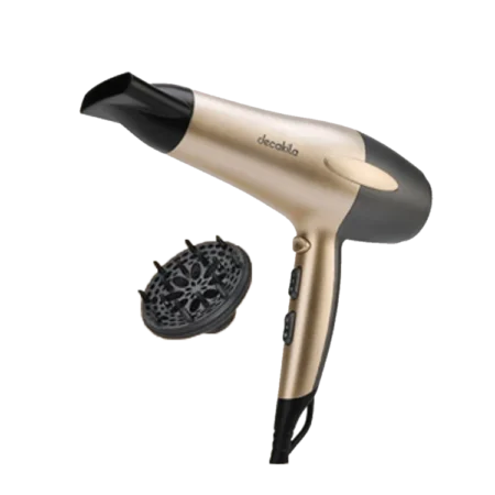 Decakila 2200W Hair Dryer| 2 Speeds, 3 Heat Settings, Cold Shot Button, With Ionic Function [KEHS032L]