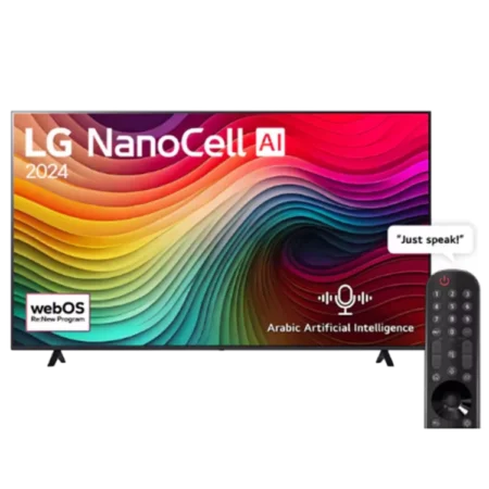 LG 75" NanoCell AI NANO80 4K Smart TV AI Magic remote HDR10 webOS24 (2024) [75NANO80T6A]