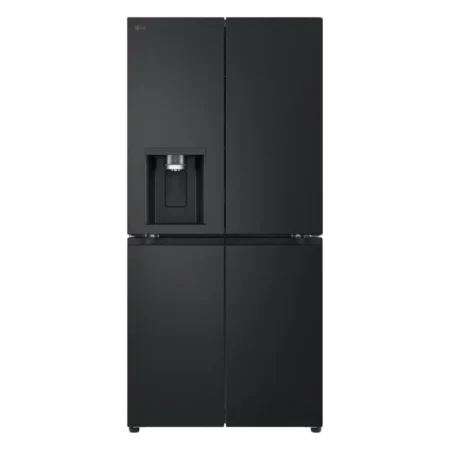 LG 570L French Door with Non-Plumbed Ice and Water Dispenser in Black Finish| Inverter Linear Compressor [GC-L22FFQPB]