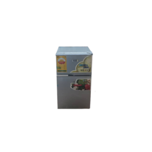 Nexus 80L Table Top Double Door Refrigerator | Mini Fridge with Freezer, Dual Door Refrigerator with Adjustable Temperature & Removable Glass Shelves, Mini Fridge for Dorm [NX-RF-130G]