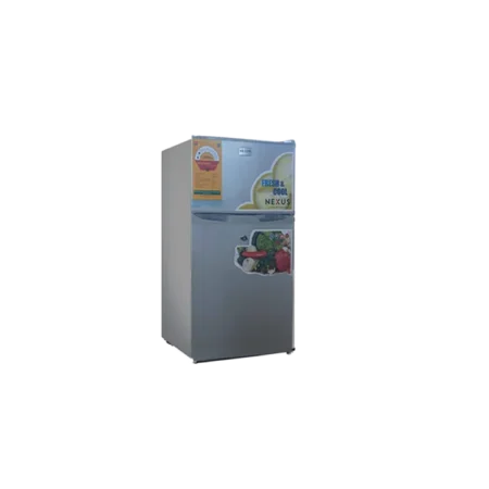 Nexus 95L 2-Star Table Top Double Door Refrigerator | Mini Fridge with Freezer, Dual Door Refrigerator with Adjustable Temperature & Removable Glass Shelves, Mini Fridge for Dorm [NX-RF-95HU]
