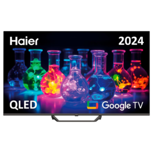 Haier 55" QLED 4K UHD Google Smart Bezel-less TV (2024) | 120Hz Refresh Rate, Dolby Audio, Voice control with Google Assistant, Smart Remote Control, Google Assistant, Bluetooth 5.1, DBX TV [H55S80EUX]