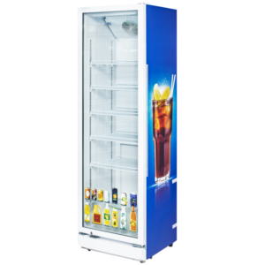 Nasco 360L Commercial Beverage Refrigerator| Energy Saving, Adjustable Thermostat, Low Noise Operation [NAS-375DFG]