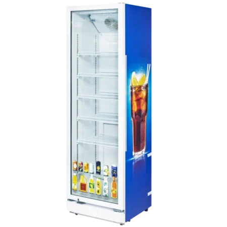 Nasco 360L Commercial Beverage Refrigerator| Energy Saving, Adjustable Thermostat, Low Noise Operation [NAS-375DFG]
