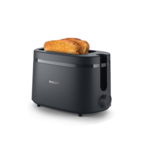 Philips 650W 2-Slice Toaster| 1000 Series Toaster, 6 Browning Levels, Black [HD2510/90]