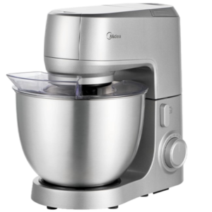 Midea 1000W 7-Speed 6.5L Kitchen Machine Stand Mixer| Beater, Whisk, Dough Hook, 15 Mins Timer [MJ-KM1201W]