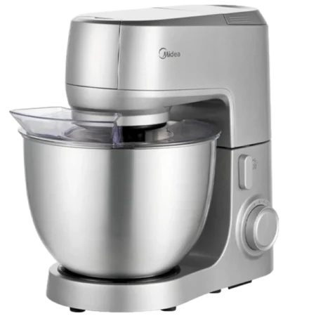 Midea 1000W 7-Speed 6.5L Kitchen Machine Stand Mixer| Beater, Whisk, Dough Hook, 15 Mins Timer [MJ-KM1201W]