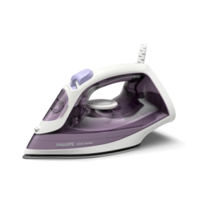 Philips 2000W 2000 Series Steam Iron| 25g/min Continuous Steam, 110g Steam Boost, Ceramic Soleplate, 250mL Water Capacity, Purple [DST2020/36]