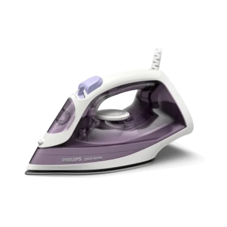Philips 2000W 2000 Series Steam Iron| 25g/min Continuous Steam, 110g Steam Boost, Ceramic Soleplate, 250mL Water Capacity, Purple [DST2020/36]