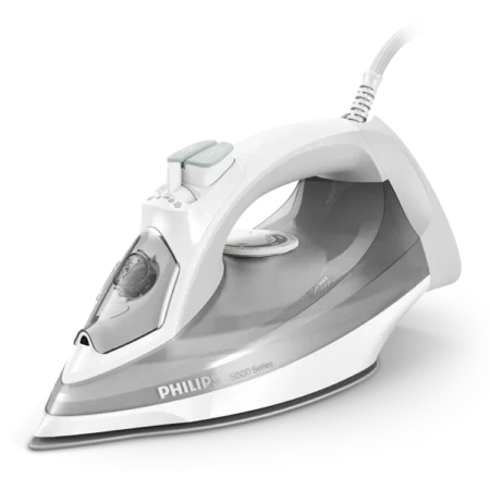 Philips 2400W 5000 Series Steam Iron| 160g Steam Boost, SteamGlide Plus [DST5010/10]