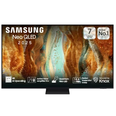 Samsung 75″ QN70F 4K Neo QLED Mini LED Vision AI TV (2025)| NQ4 AI Gen2 Processor, 4K AI Upscaling, 144Hz, Gaming TV [QA75QN70FAUXGH]