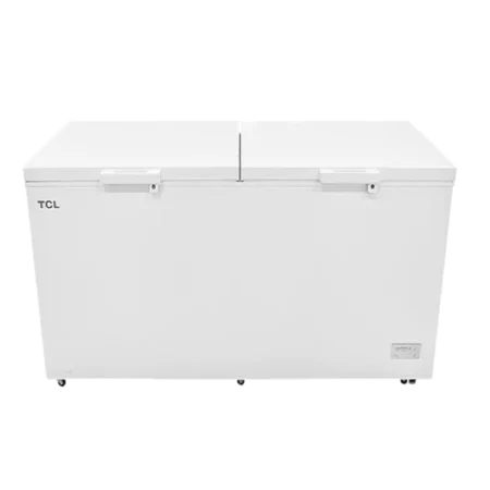 TCL 508L Double Door Chest Freezer | Electronic Control, Super Freeze Function, Cool or Freeze, White [F660CFSL]