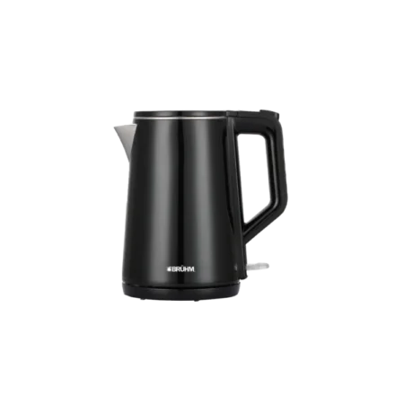 Bruhm 1.5L Cordless Jug-Kettle| 1850-2200W, Double Layer Body, Fast Heat System, Black [BKN-15DBL]