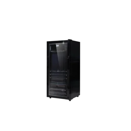Nasco 110L Mini Glass Door Refrigerator| Small Beverage Refrigerator and Cooler, Mini fridge with Tempered Glass Door [NAS-FL110SC]