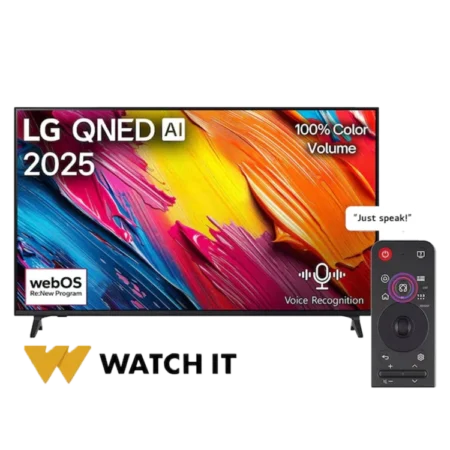 LG 65" AI QNED70 4K HDR10 webOS25 Smart TV w/ AI Magic Remote (2025)| α7 AI Processor, Amazon Alexa [65QNED70A6A]