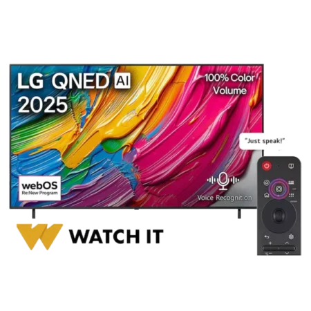 LG 75" QNED AI QNED80 4K HDR10 webOS25  Smart TV (2025)| AI Magic Remote, Dynamic QNED Colour, Advanced Local Dimming [75QNED80A]
