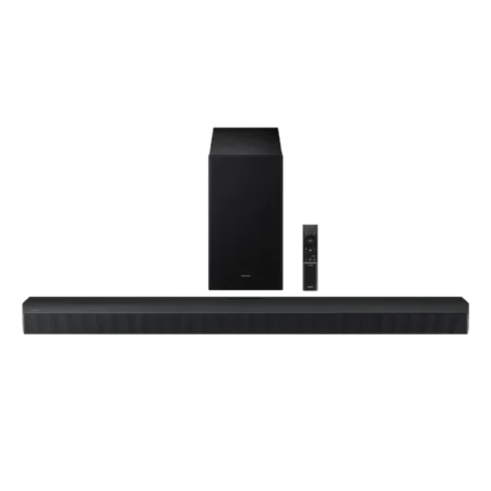 Samsung 400W B-series 5.1ch Soundbar w/ Wireless Subwoofer & Q-Symphony (2025)| Dolby Audio 5.1ch / DTS Virtual:X, Adaptive Sound [B750F]