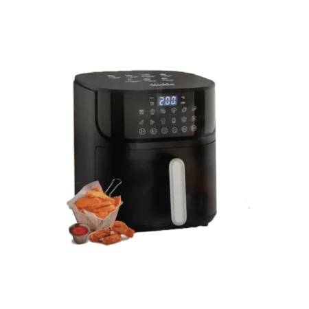Decakila 5.5L Air Fryer w/ Electronic Control| 1500W High Power, 11 Cooking Modes, 60min Timer, Non-Stick Coated Basket [KEEC102B]