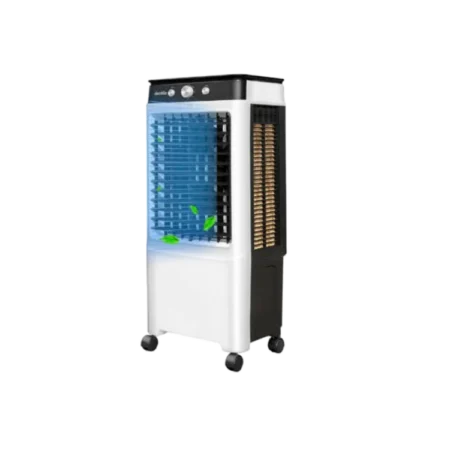 Decakila 20L Evaporative Air Cooler| 100W, Water Cold Ice Fog, Energy Efficient, Water Level Indicator, Wheels For Easy Portability [KEFC151W]