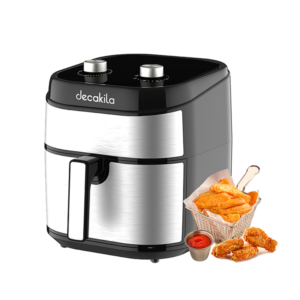 Decakila 9.0L Air Fryer| Cooks Whole Chicken, 1800W High Power, 60min Timer, Non-stick Basket [KEEC103B]