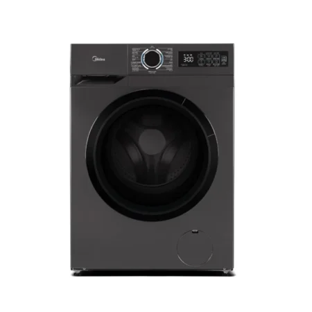 Midea 8kg Front Load Washing Machine| BLDC Inverter Motor, 1400 RPM, 15 Programs, Lunar Dial, Integrated Digital Control, LED Display Panel [MF110W80B/T]