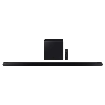 Samsung 330W Ultra-slim 3.1.2ch. Wireless Dolby ATMOS Slim Soundbar System| Built-in Voice Assistant and Apple Airplay, Wireless Subwoofer, Q-Symphony [S80CB]