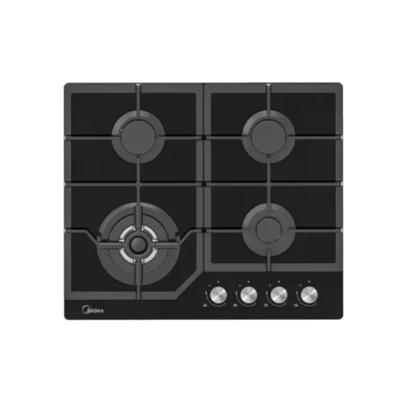 Midea 60cm 4 Burner Gas Hob| Black Glass [60GJ084]