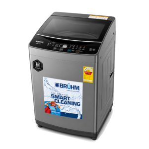 Bruhm 9kg Full Auto Top Load Washing Machine| Magic Cleaning Filter, Fuzzy Control, Metal Body, Stainless Tub, Power-off Memory, LED Display, Premium Design [BWA-09G]