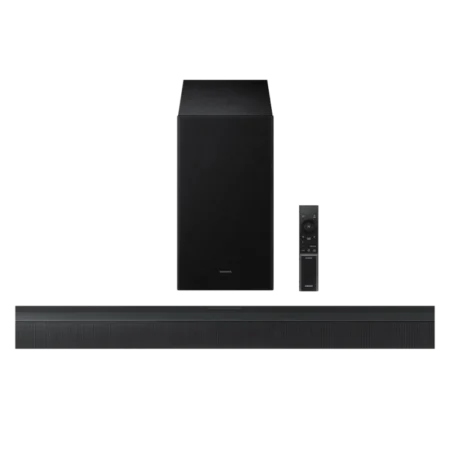 Samsung 430W B-series 3.1ch Soundbar w/ Wireless Subwoofer (2025) | Q-Symphony, Dolby Adio/DTS Virtual: X 3.1 CH, Game Mode, Smart Sound, Bluetooth Multiple Connection, Black [HW-B650F]