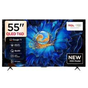 TCL 55" T6D Premium QLED Google TV (2026)| Colourful Quantum Crystal, Bionic Colour Optimization Technology, HVA Panel, AI Cinematic Agent, AiPQ Processor, Dolby Vision, Dolby Atmos, Slim & Uni-Body, Hands-free Voice Control [55T6D]