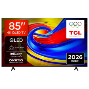 TCL 85" P7L Premium QLED Google TV (2026)| Colorful Quantum Crystal, Bionic Colour Optimization Technology, HVA Panel, AI Cinematic Agent, AiPQ Processor, Dolby Vision, ONKYO 2.1 Hi-Fi System, Slim & Uni-body, Hands-free Voice Control [85P7L]