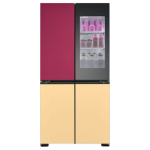 LG 617L MoodUP™ Multi-Door Fridge Freezer w/ InstaView | Individually Adjustable Colour Changes, Music Collection, LCD Display, Total No-Frost [GMV960NNME]