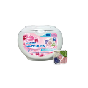 JIETI Powerful 5-in-1 Laundry Capsules| 60 Pods