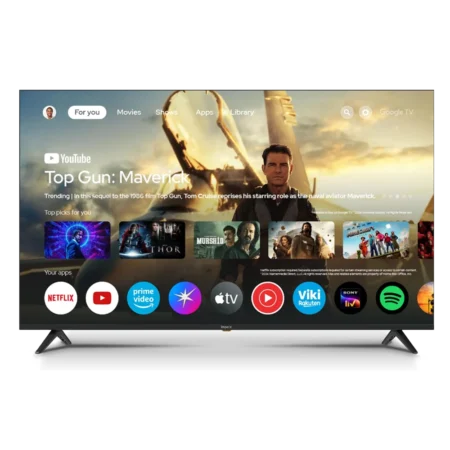 Nasco 50" Google Smart 4K UHD TV| Google Play, Chromecast Built-in, Netflix, YouTube, Prime Video [NAS-J50FBFL-G]