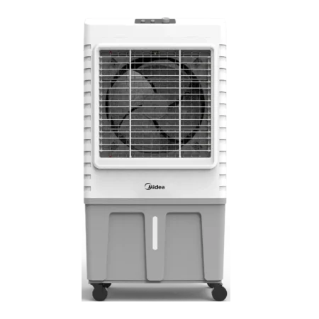 Midea 100L Industrial Evaporative Air Cooler | 420W, Humidification, Evaporative Cooler with Wheels, Industrial Swamp Air Cooler, Humidifying Air Flow, Air Volume up to 4000 m³/h [AC500-23B]