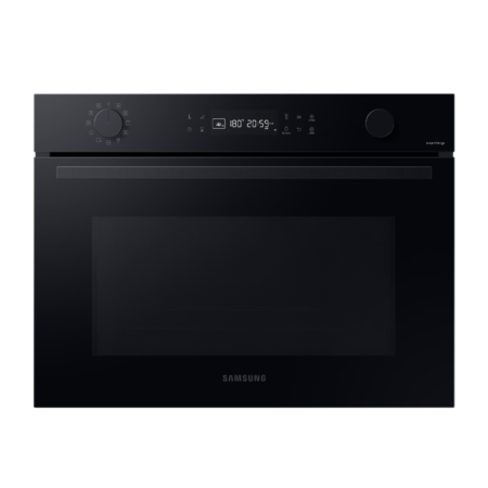 Samsung 60cm Built-in Electric Oven/ Microwave in Clean Black| 50L Large Capacity, WiFi Embedded, Child Safety Lock, Dial & Touch Control [NQ5B4553FBK]