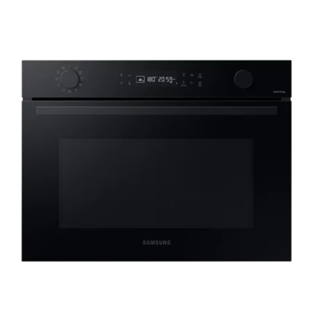 Samsung 60cm Built-in Electric Oven/ Microwave in Clean Black| 50L Large Capacity, WiFi Embedded, Child Safety Lock, Dial & Touch Control [NQ5B4553FBK]