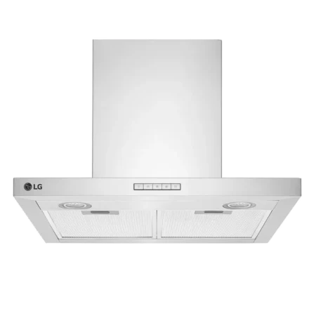 LG 60cm T-Shape Wall Mounted Hood w/ Button Control| Stainless Steel, 3 Speed Levels, Boost Mode [HCEZ2415S2]