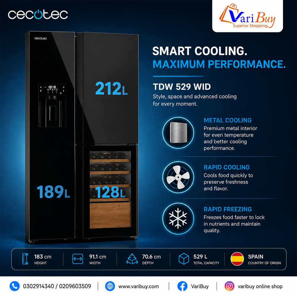 Bolero-CoolMarket-TDW-529-WID-Black-Glass-E.-FAST-COOLING
