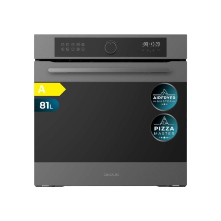 Cecotec Spanish 60cm Bolero Hexa AF316000 Matt A Built-in Multifunction Electric Oven w/ Airfryer Master | Bolero Hexa AF316000 Matt A 3400 W, 81L Capacity, 11 Functions with Airfryer Master, Pizza Master, Steam Asisst, Steam EasyClean, 3D Cooking [Bolero Hexa AF316000 Matt A]