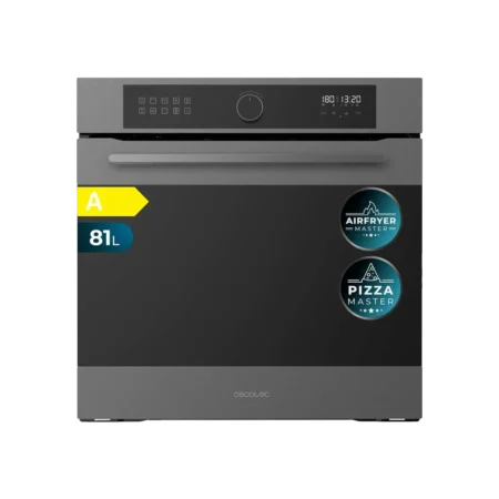 Cecotec Spanish 60cm Bolero Hexa AF316000 Matt A Built-in Multifunction Electric Oven w/ Airfryer Master | Bolero Hexa AF316000 Matt A 3400 W, 81L Capacity, 11 Functions with Airfryer Master, Pizza Master, Steam Asisst, Steam EasyClean, 3D Cooking [Bolero Hexa AF316000 Matt A]