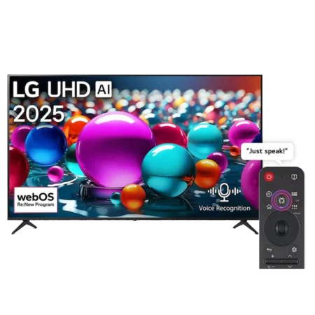 LG 50" UHD AI 4K WebOS25 Smart TV w/ AI Magic remote, 2025| HDR10 Pro, α7 AI Processor Gen8, AI Serch, AI Chatbot, AI Concierge [50UA85006LA]