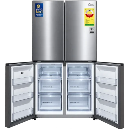 Midea 706L 5-Star Frost Free Multi-Door Refrigerator SPACEMASTER| Auto Ice Maker, Built-in Pitcher, INFINITE Door Bin, INFINITE Shelf [MDRM923CIM46M]