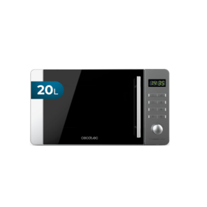 Cecotec 20L ProClean 5010 Stainless Steel Microwave| 700 W, Ready2Clean Coating, 5 Power Levels, 8 Programs, 3DWave Technology, Timer, Front Design, Stainless Steel Handle [ProClean 5010 Inox]
