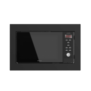 Cecotec 60cm 23L Digital Built-in Microwave w/ Grill| Black, 900 W, 9 Pre-configured Functions, QuickStart, Timer, Black [GrandHeat 2350 Built-in Black]