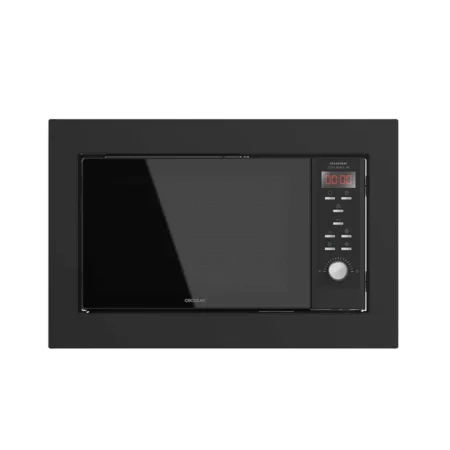 Cecotec 60cm  23L GrandHeat 2350 Digital Built-in Microwave w/ Grill| Black, 900 W, 9 Pre-configured Functions, QuickStart, Timer, Black [GrandHeat 2350 Built-in Black]